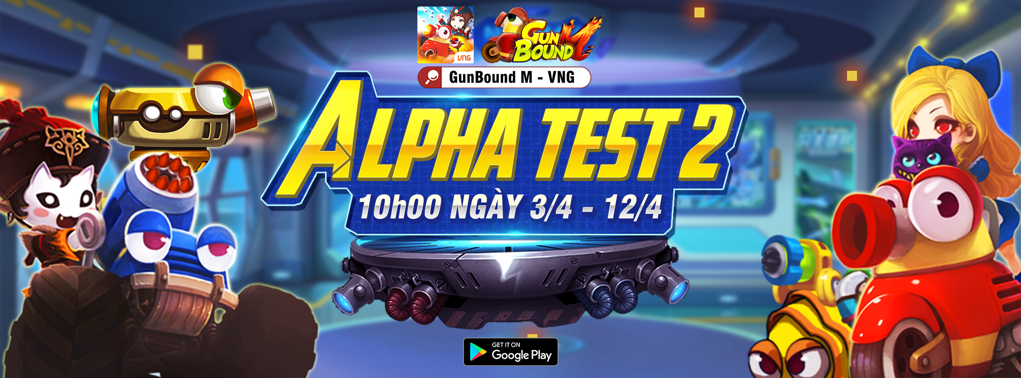 GunBound M sẽ Alpha Test 2 từ 10h00 ngày 3/4