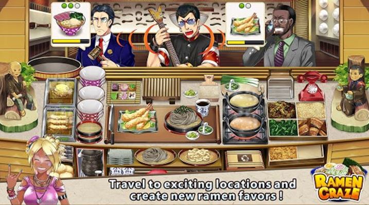 Ramen Craze - Game mobile dành cho những bạn thích nấu ăn