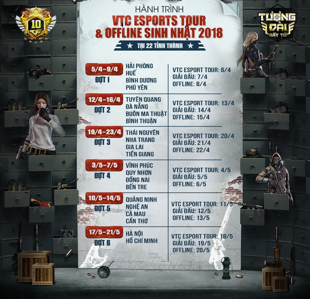 VTC Game ra mắt bộ vũ khí 10 năm Đột Kích độc quyền tại Việt Nam
