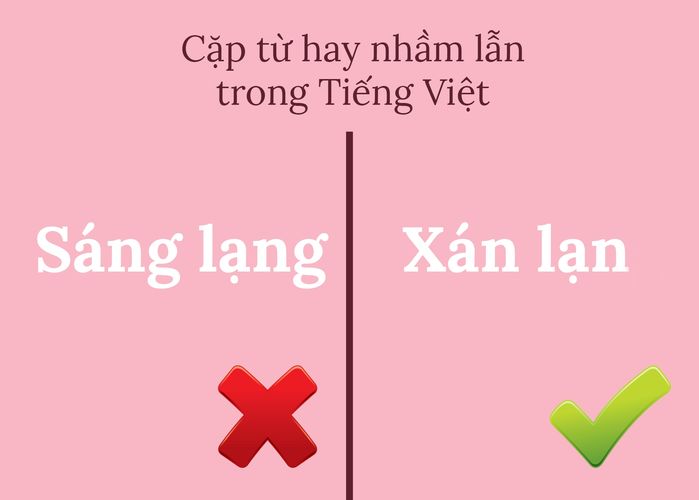 16 cặp từ hay nhầm lẫn dễ gây "xoắn não" nhất trong tiếng Việt