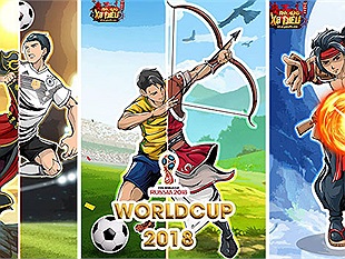 Phấn khích với bộ ảnh chất lừ trước thềm World Cup của Anh Hùng Xạ Điêu Gamota