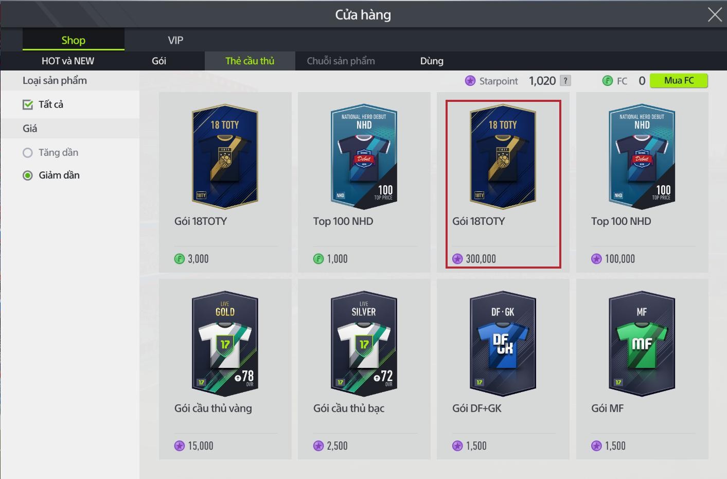 FIFA Online4: Làm thế nào để sở hữu TOTY với mức giá rẻ nhất?