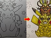 Sách tô màu Pokemon trở nên cực kỳ quái dị dưới tay fan cuồng