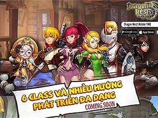 6 class nhân vật mà game thủ có thể hóa thân khi trải nghiệm Dragon Nest Mobile – VNG
