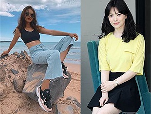 Trên phim "lép vế" vậy thôi, soi phong cách đời thường của Song Hye Kyo và Khả Ngân chưa biết "ai hơn ai" đâu