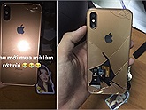 Học sinh "khóc ròng" vì làm vỡ iPhone X khi "nhái" cảnh hất điện thoại trong "Hậu Duệ Mặt Trời"