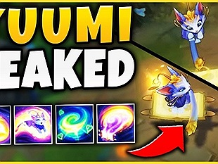Rò rỉ hình ảnh tướng mới Yuumi, hỗ trợ đáng yêu có họ hàng nhà mèo kỷ niệm cho sự kiện team mèo thắng chó
