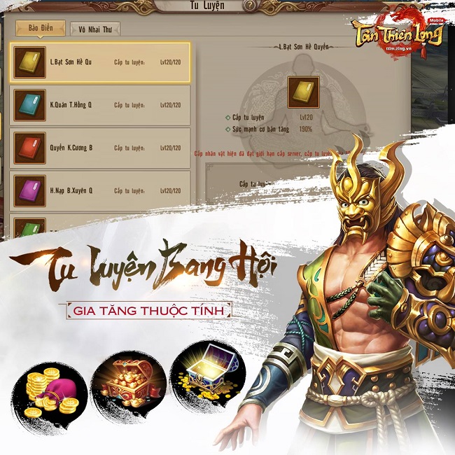 Tân Thiên Long Mobile 1001 cách để vượt các mốc level trong game