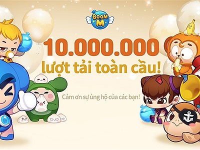 Comeback cực mạnh: Hơn 10 triệu lượt tải trên toàn thế giới lại bảo Boom M không HOT đi!