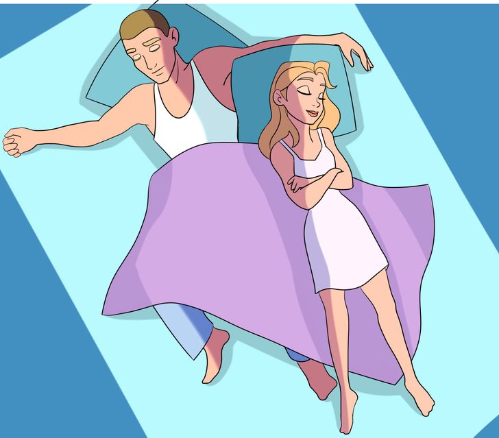 Thói quen khi ngủ tiết lộ điều gì về tình trạng mối quan hệ của bạn?