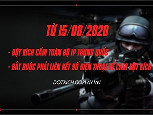 Không đi vào vết xe đổ, Đột Kích chặn IP người chơi Trung Quốc vì hack