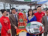 Update vụ chú rể "quay xe" không thể vào Quảng Ninh đón dâu: Làm lễ tại trạm thu phí, khẳng định "covid tuổi mầm non" với tình yêu đôi bạn trẻ