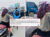 Dân chơi "hệ Tết" vận nguyên đầu đang làm dở tóc highlight phóng xe ra đường vì "nhà bao việc"