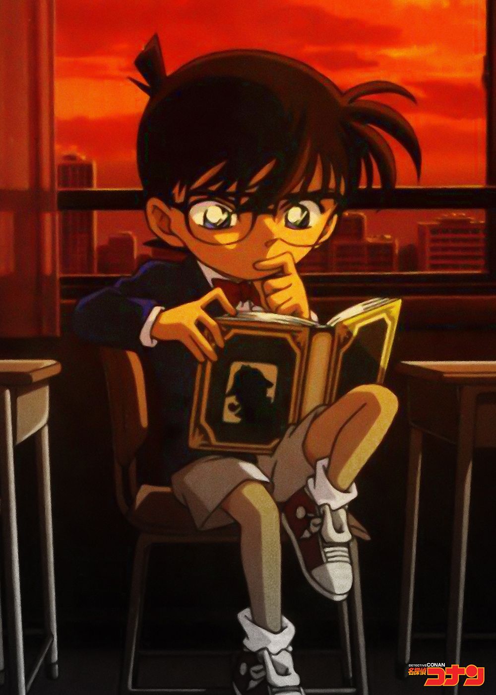 Shinichi mới thu nhỏ được 6 tháng và đã bị thành viên tổ chức áo đen phát hiện?