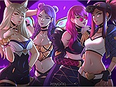 Mê mệt với bộ ảnh đưa ban nhạc K/DA ra ngoài đời thực của các nữ streamer Hàn Quốc