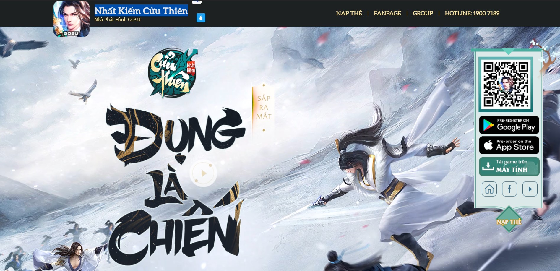 Tựa game Nhất Kiếm Cửu Thiên sẽ được GOSU đưa đến tay game thủ Việt trong tháng 02/2021