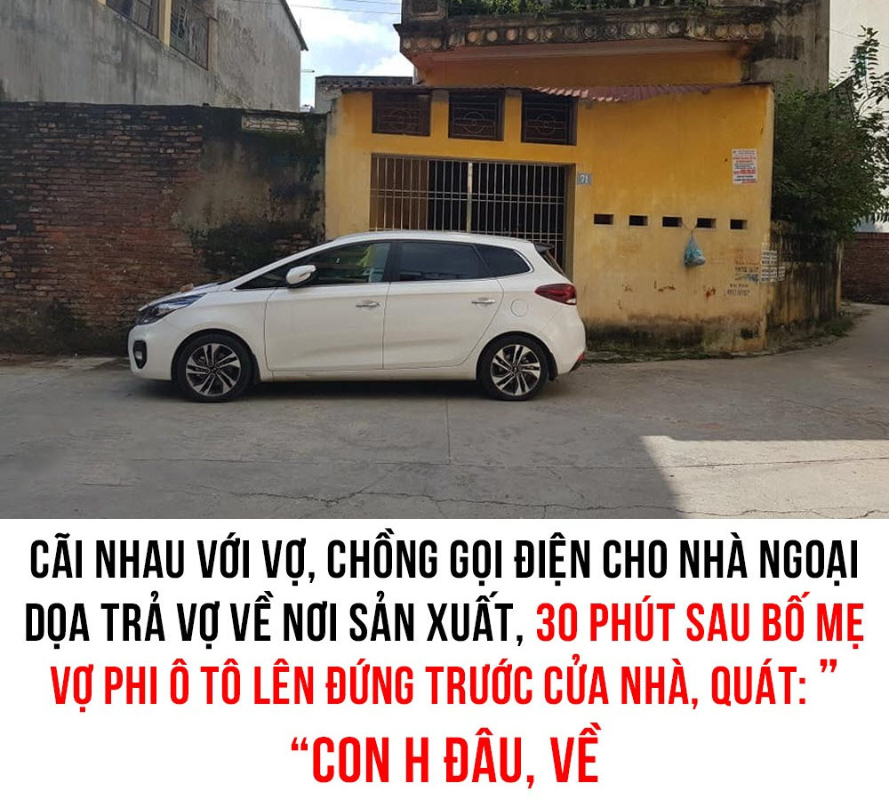 Chồng đòi trả vợ về cho bố mẹ vợ dạy lại