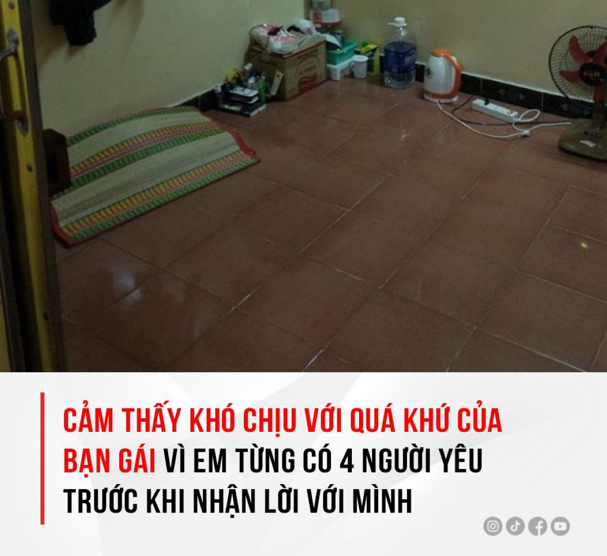 khó chịu vì là người yêu thứ 5