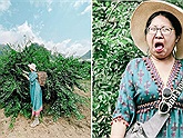 Cô gái review mận Mộc Châu xem chua hay ngọt, chỉ qua biểu cảm khuôn mặt đã khiến dân mạng chảy nước miếng