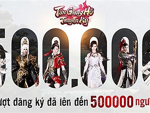 Tân Giang Hồ Truyền Kỳ Siêu Phẩm Mobile MMORPG đạt hơn 500.000 lượt đăng ký, công bố chính thức ra mắt vào 14/04