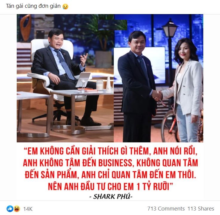 Shark Phú chốt đầu tư cho nữ CEO xinh đẹp