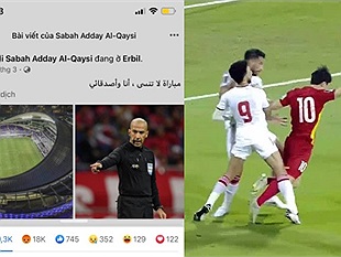 Trọng tài trận Việt Nam - UAE phải tạm khoá tài khoản Facebook sau khi bị cộng động mạng Việt "tấn công"