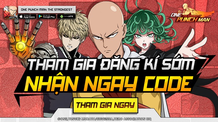 NPH VNG mở Đăng ký tải trước cho tựa game One Punch Man: The Strongest tại thị trường Việt Nam