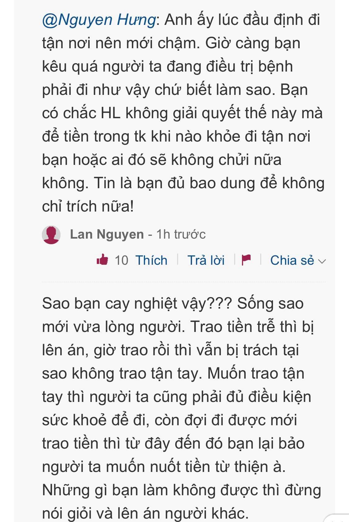 Hoài Linh lặng lẽ giải ngân 