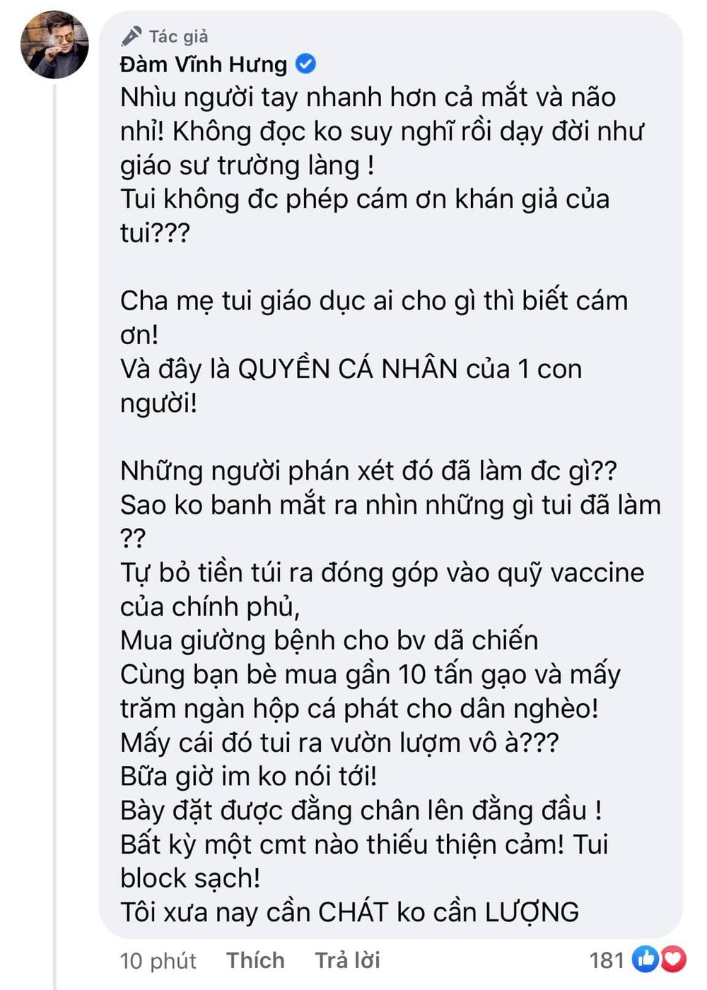 Chia sẻ rau củ chất đống trên bàn, Đàm Vĩnh Hưng bị nói “làm màu”: Người nghèo còn không có mà ăn, chê cái gì?