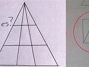 Những bài toán đếm hình tam giác khiến dân mạng tranh cãi mẹo giải thế này