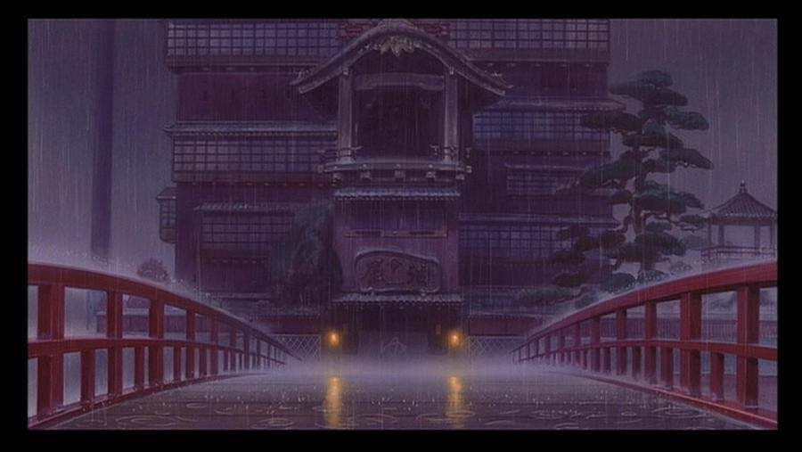 Những cảnh mưa thơ mộng được tạo từ đôi tay tài hoa của các họa sĩ ở xưởng  phim hoạt hình Ghibli