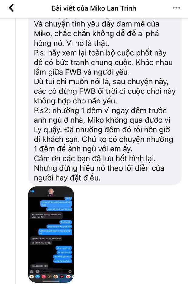 Miko Lan Trinh có thật là “người thứ 3”
