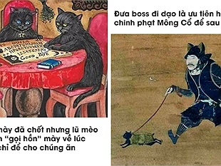 Những meme chế từ các tác phẩm hội họa cổ điển khiến “giang cư mận” cười ngả nghiêng
