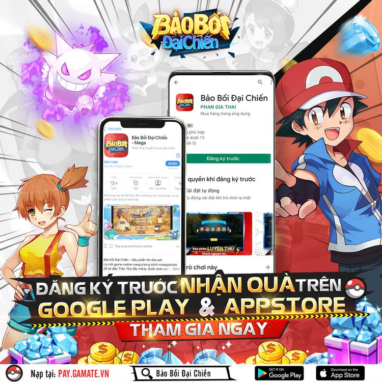 Bảo Bối Đại Chiến - Game đấu Pokémon thế hệ mới sắp ra mắt tại thị trường Việt Nam