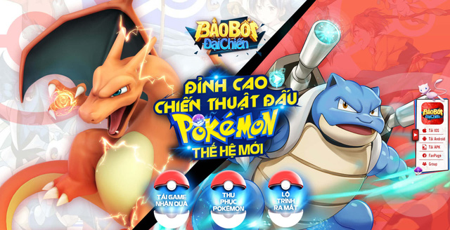 Bảo Bối Đại Chiến - tựa game chiến thuật lấy chủ đề Pokemon sắp phát hành tới tay game thủ Việt