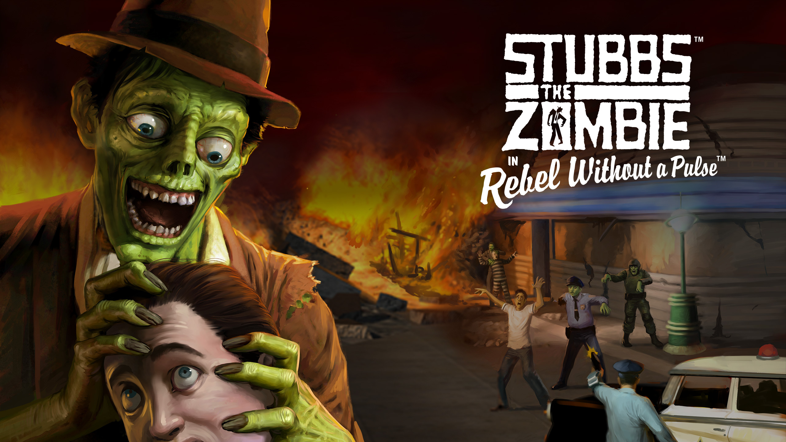 Stubbs the Zombie in Rebel Without a Pulse: Hóa thân ngay thành zombie phá hoại thành phố
