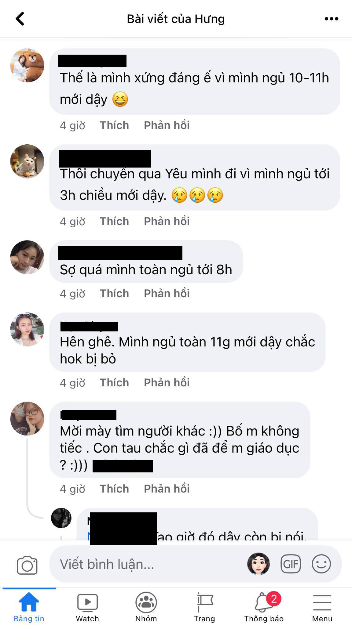 Cô gái bị bạn trai chia tay phũ vì ngủ 7h mới dậy