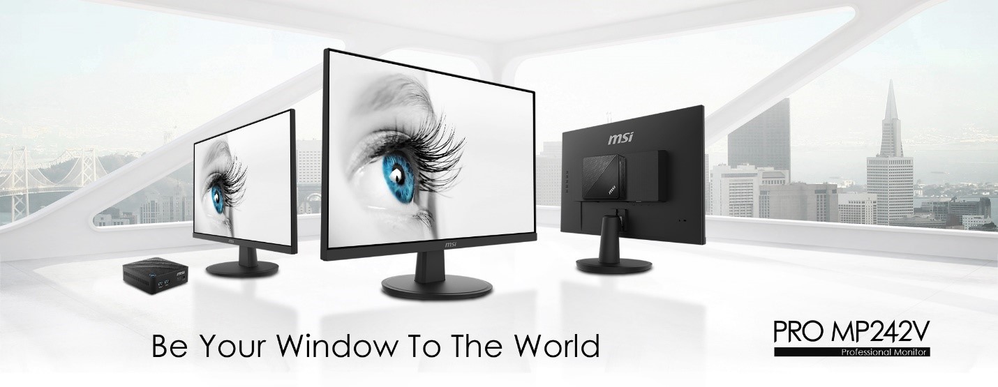 Hoàn thành mọi mục tiêu với máy tính để bàn MSI PRO DP130 và màn hình MP242V