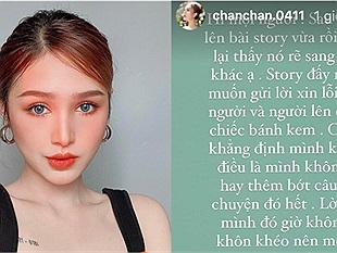 Tiếp bước streamer Linh Ngọc Đàm, Xoài Non đăng story xin lỗi về drama chiếc bánh kem "Be Happy Sister"