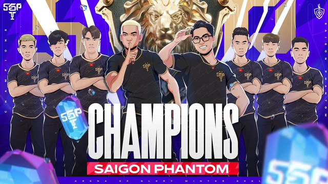 Saigon Phantom đánh bại V Gaming giành chức vô địch ĐTDV mùa Đông 2021