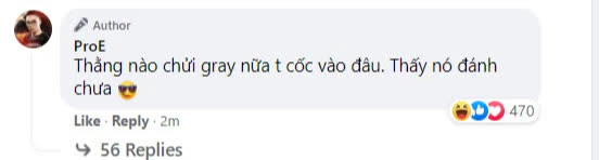 ProE thay đàn em chỉ thẳng mặt anti mà mắng