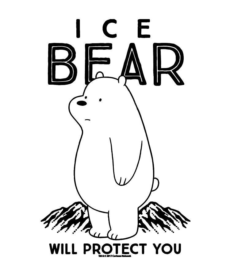 chú gấu Ice Bear của series We Bare Bears