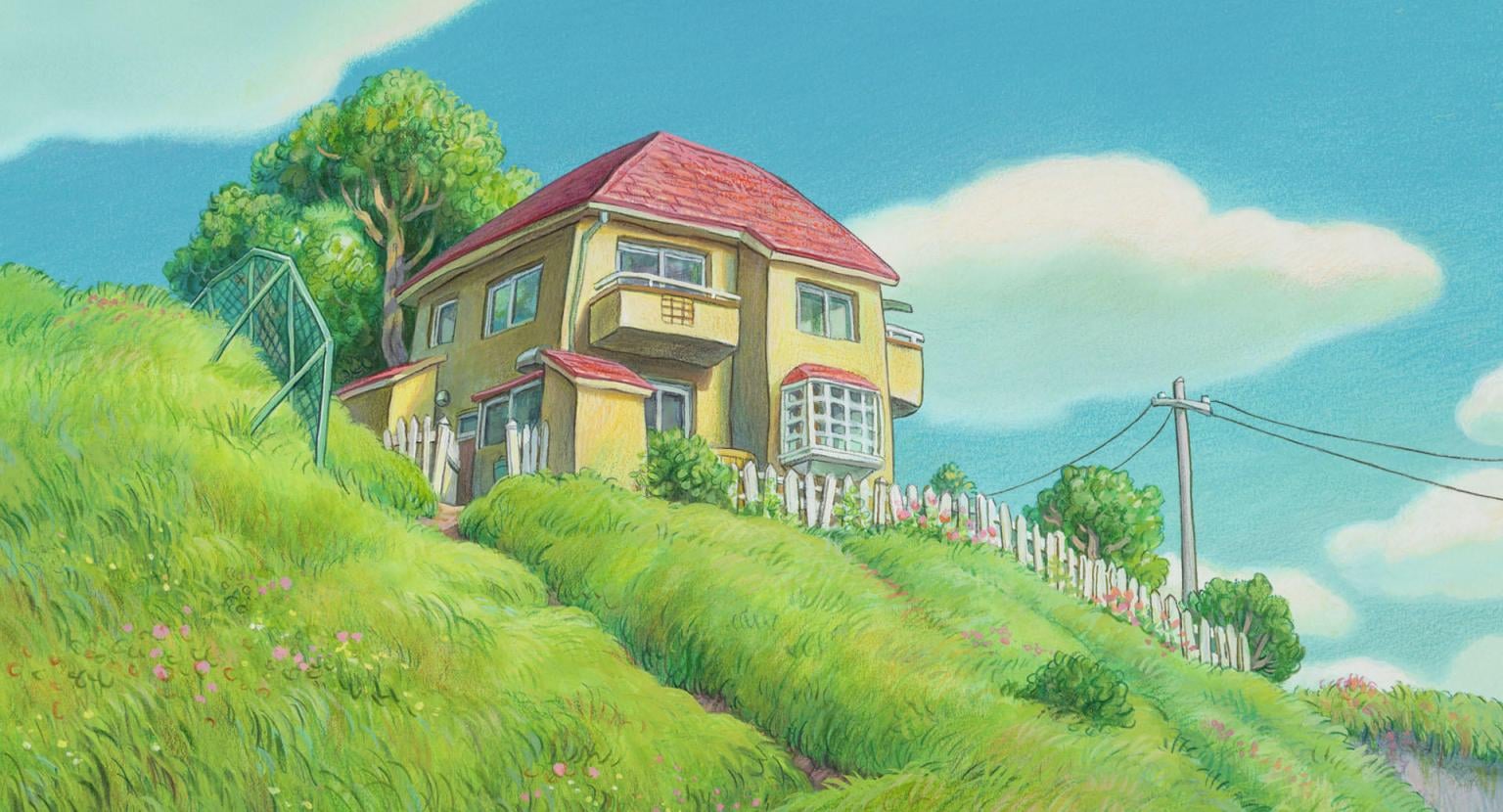 ngôi nhà đáng sống trong phim của studio Ghibli