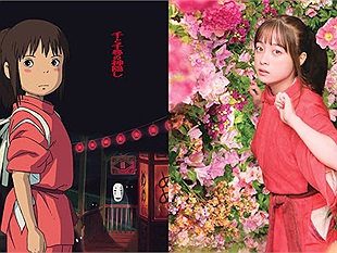"Idol ngàn năm có một" Hashimoto Kanna gây sốt với tạo hình nhạc kịch "Spirited Away"