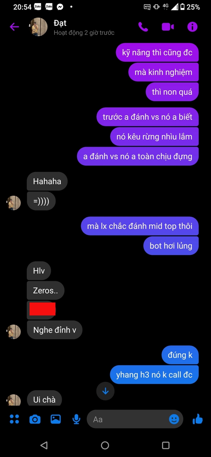 Zeros hỗ trợ KillerQueen trước trận LX gặp GAM