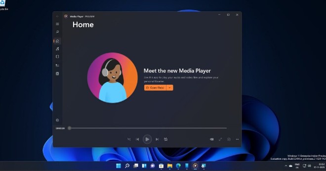 Phần mềm xem video Media Player mới được ra mắt trên Windows 11