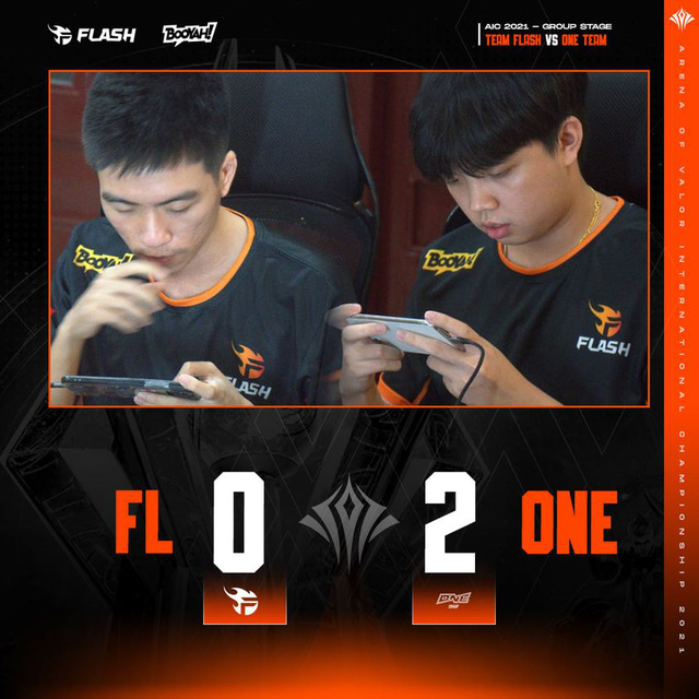 Liên Quân Mobile: Thua 2-0 trước ONE Team Esports khiến Team Flash có nguy cơ rời khỏi AIC 2021