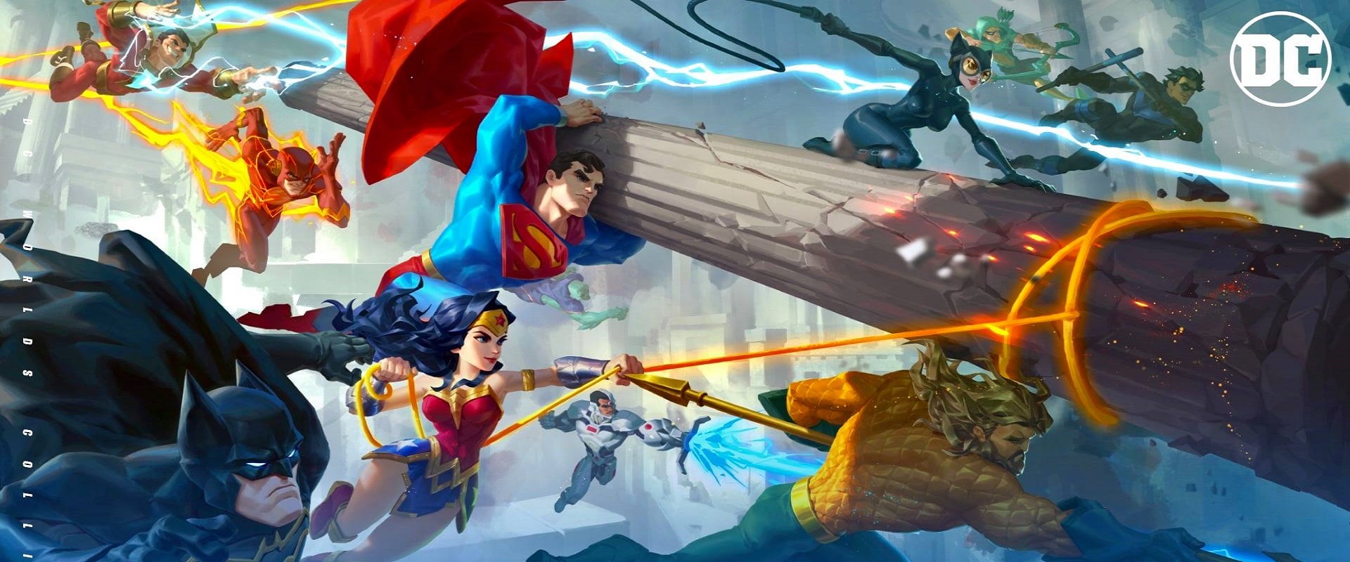 DC Worlds Collide – Game Mobile thể loại thẻ tướng mới nhất, nhập vai vào các siêu anh hùng để tham gia các trận chiến giải cứu thế giới.
