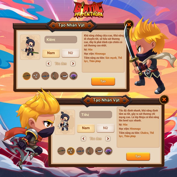 Gia Tộc Huyền Thoại – Game Mobile Nhập Vai, Đề Tài Ninja Sắp Ra Mắt Làng  Game Việt.