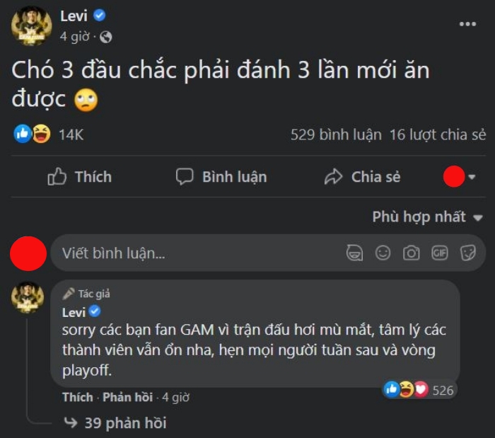 Levi khẳng định các tuyển thủ GAM đều ổn và tự tin vượt qua CES ở lần gặp lại thứ 3